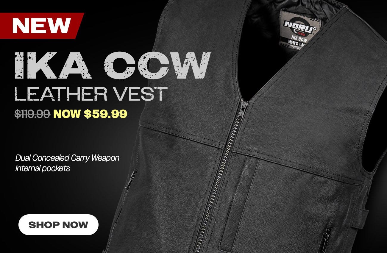 Noru IKA CCW Leather Vest